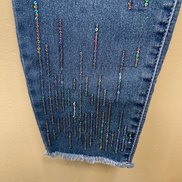 Hydraulic | Y2K Icicle Sequin Embellished Stretch Skinny Jeans - Picture 7 of 10